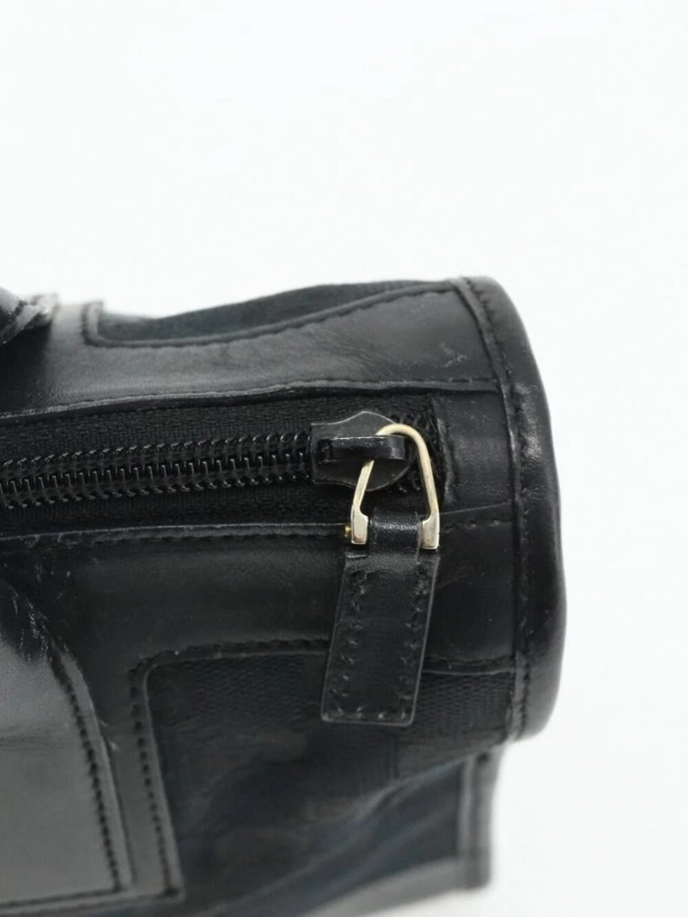 GUCCI GG Canvas Tote Bag Black Gold Auth 177786 - Picture 14 of 16